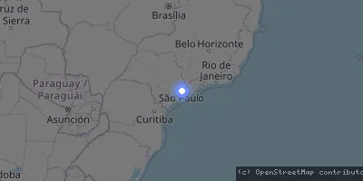 Server location map