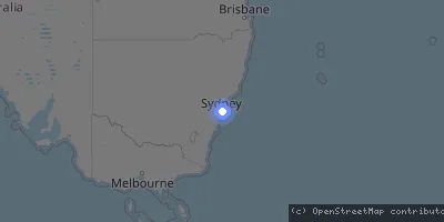 Server location map