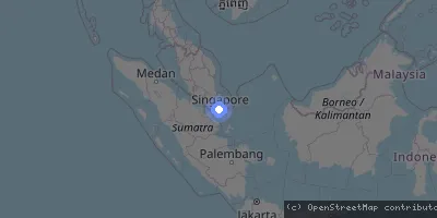 Server location map