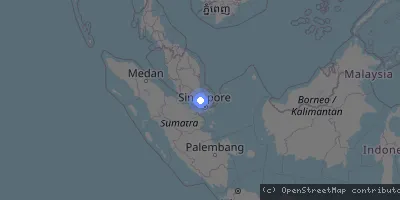Server location map
