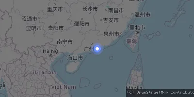 Server location map