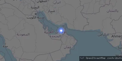 Server location map