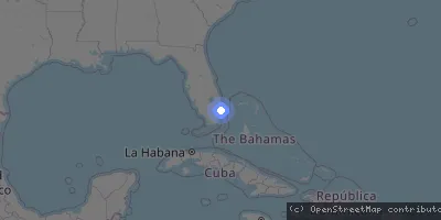Server location map
