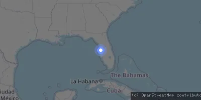 Server location map