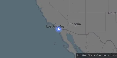 Server location map