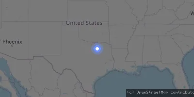 Server location map