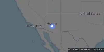 Server location map