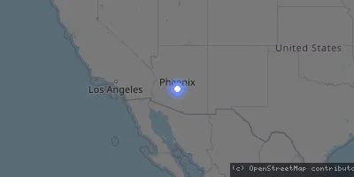 Server location map