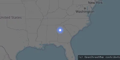 Server location map