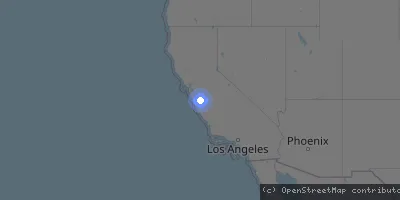 Server location map
