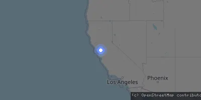 Server location map