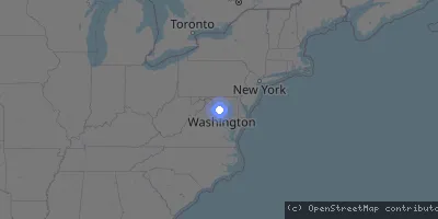 Server location map