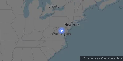 Server location map
