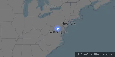 Server location map