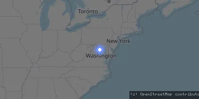 Server location map