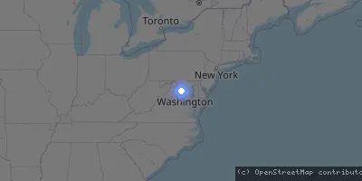 Server location map