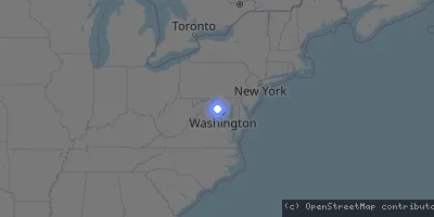 Server location map