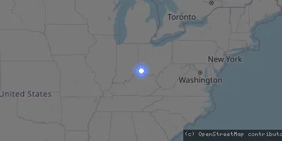Server location map