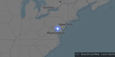 Server location map