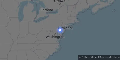 Server location map