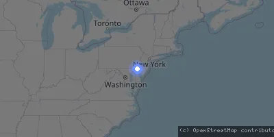 Server location map