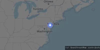 Server location map