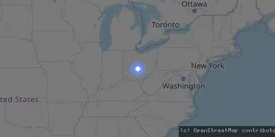 Server location map
