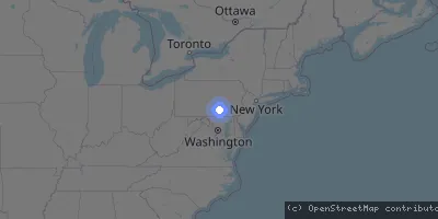 Server location map