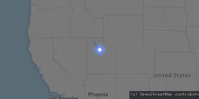 Server location map