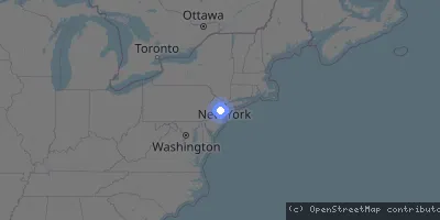 Server location map