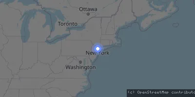 Server location map