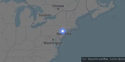 Server location map