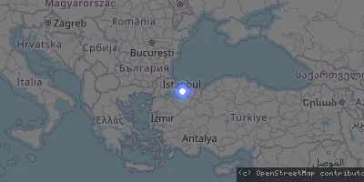 Server location map
