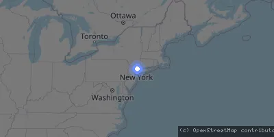 Server location map