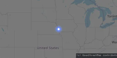 Server location map