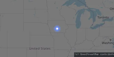 Server location map