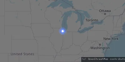 Server location map
