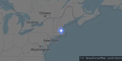 Server location map