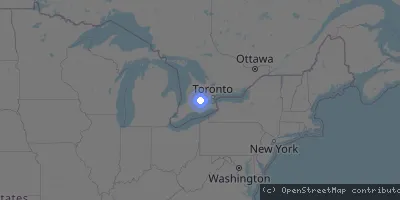 Server location map