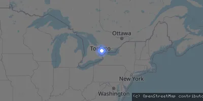 Server location map