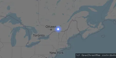Server location map
