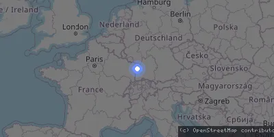Server location map