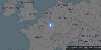Server location map