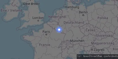 Server location map