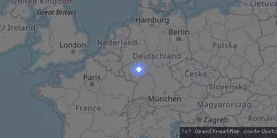 Server location map
