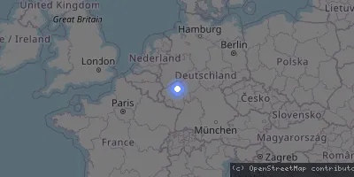 Server location map