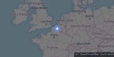 Server location map