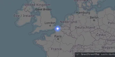 Server location map