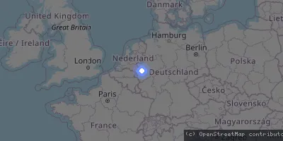 Server location map