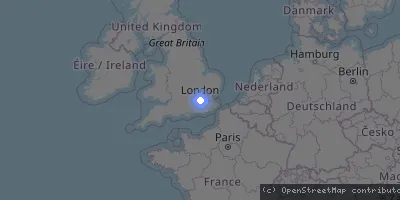 Server location map